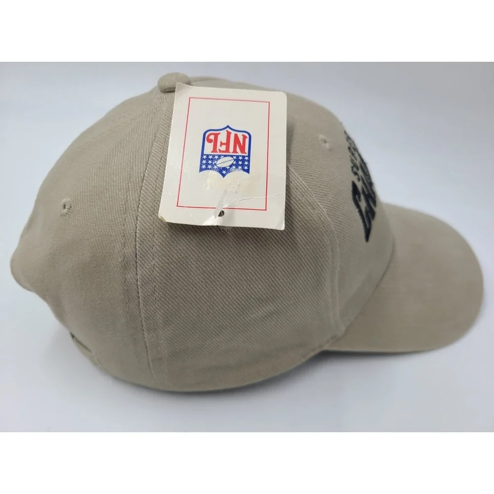Vintage Pittsburgh Steelers Super Bowl XL Champions Strapback Hat Cap NFL‎ Beige